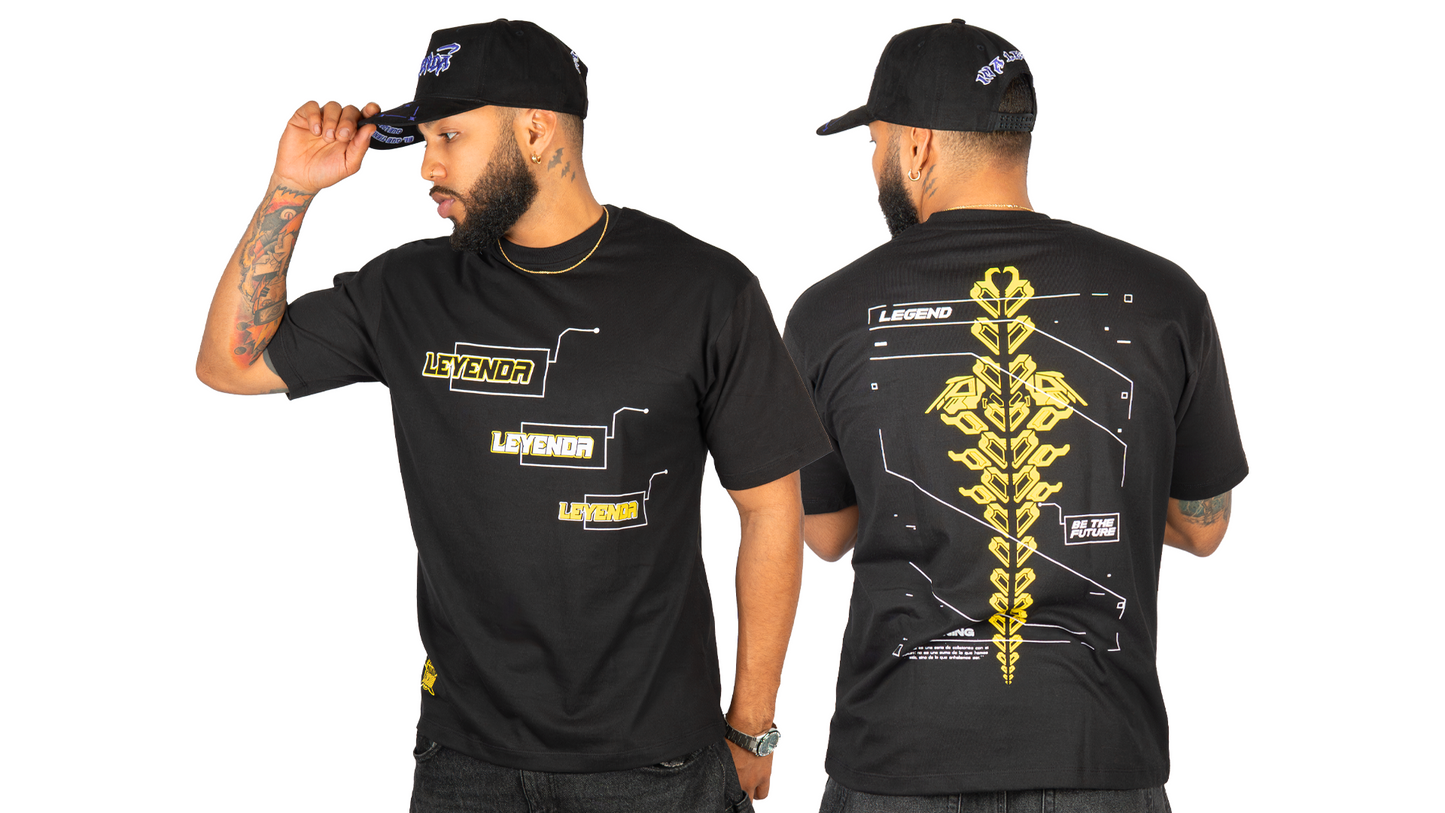 Camiseta Leyenda "Future Tech Edición Dorada"