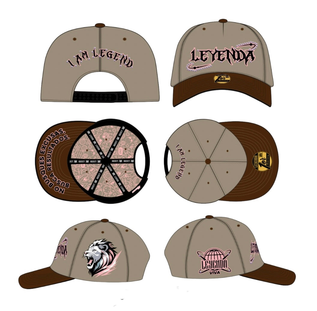 SNAPBACK.4 brown pink