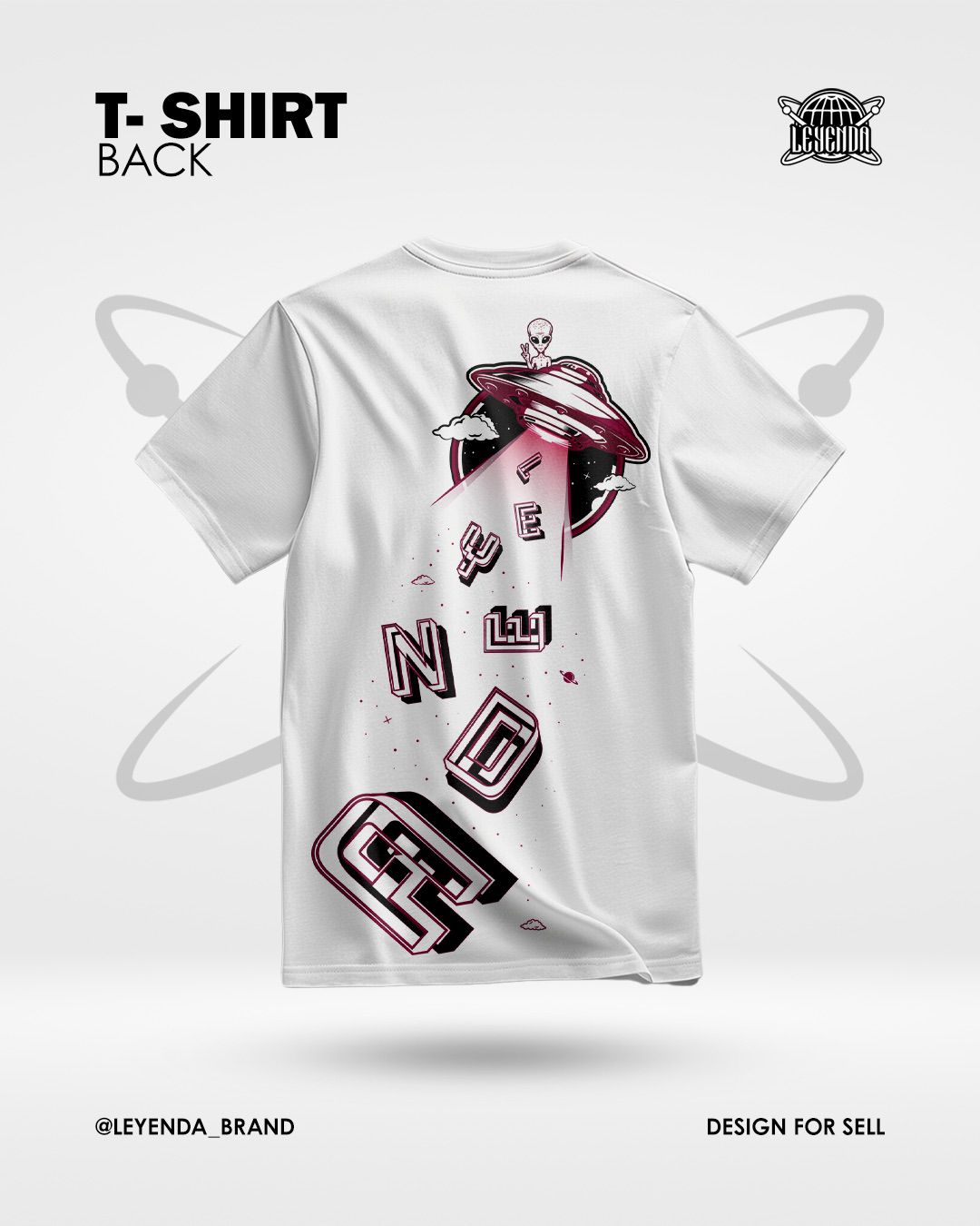 Legend T-shirt "Alien Invasion Red Edition"