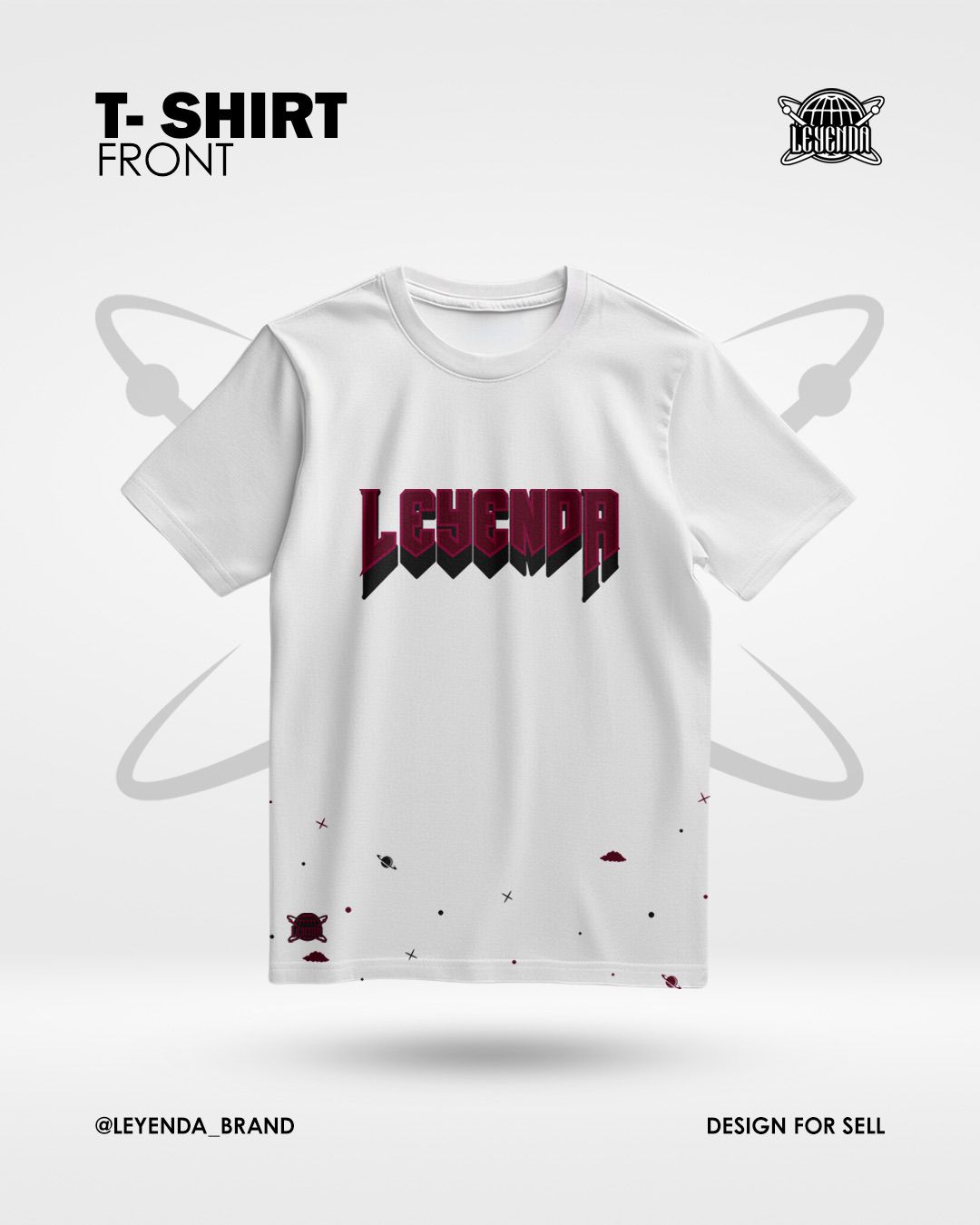 Camiseta Leyenda "Alien Invasion Edición Roja"