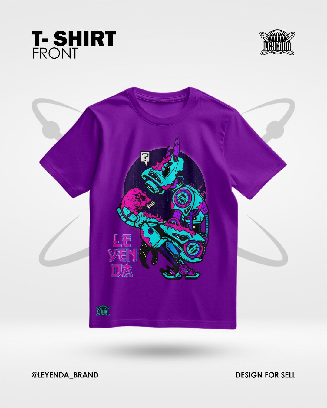 Camiseta Leyenda "Retro Robot Edición Neón"
