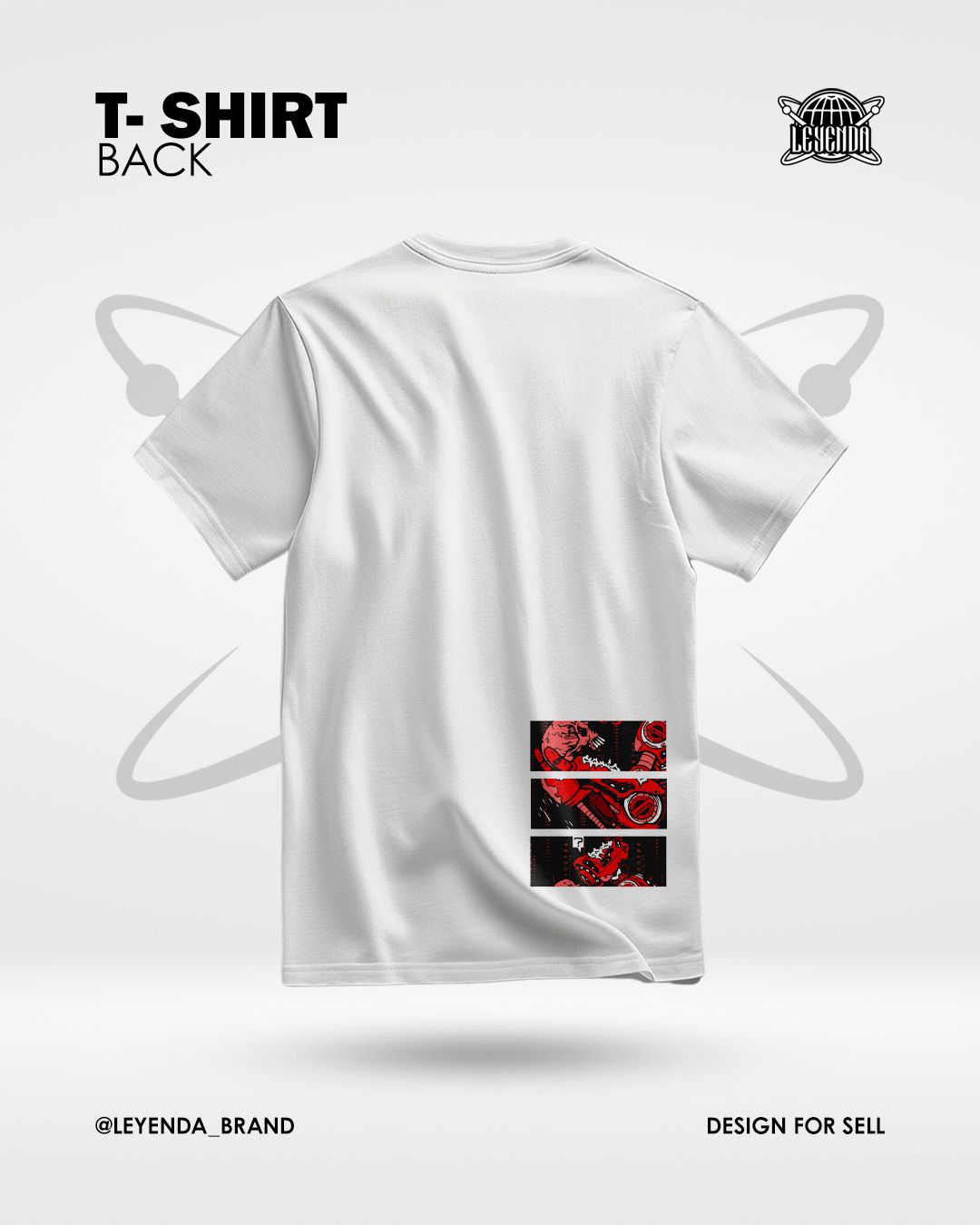 Camiseta Leyenda "Mecha Warrior Edición Roja"