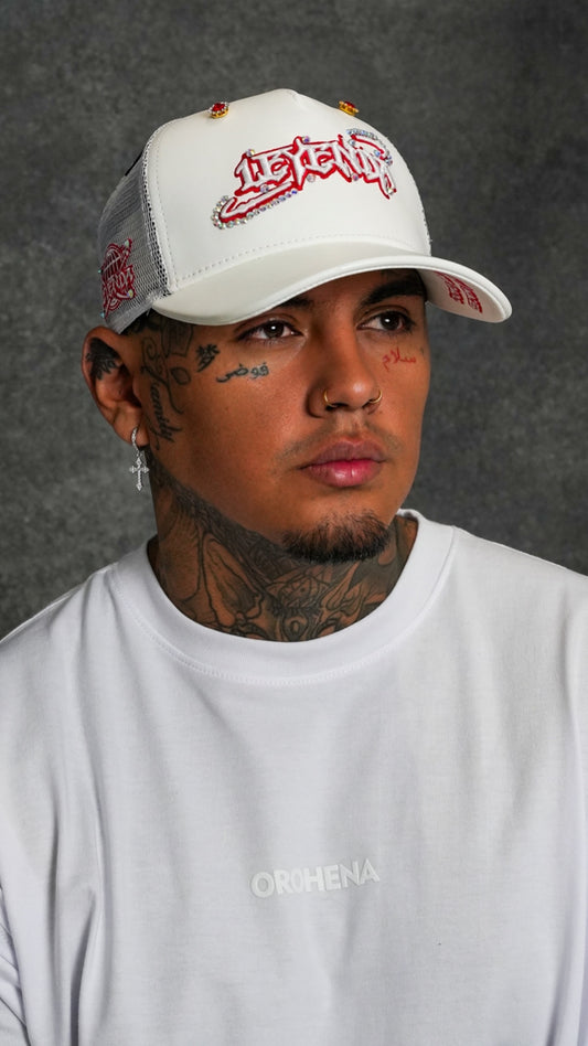 SNAPBACK.3 WHITE RED