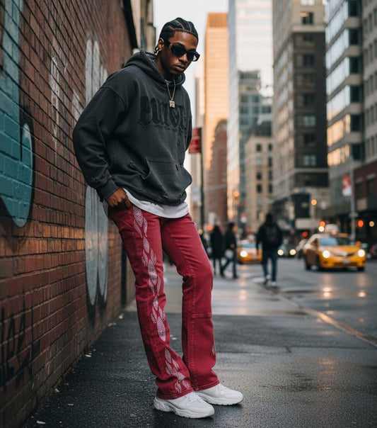 JEAN VICIOUS RED VC654