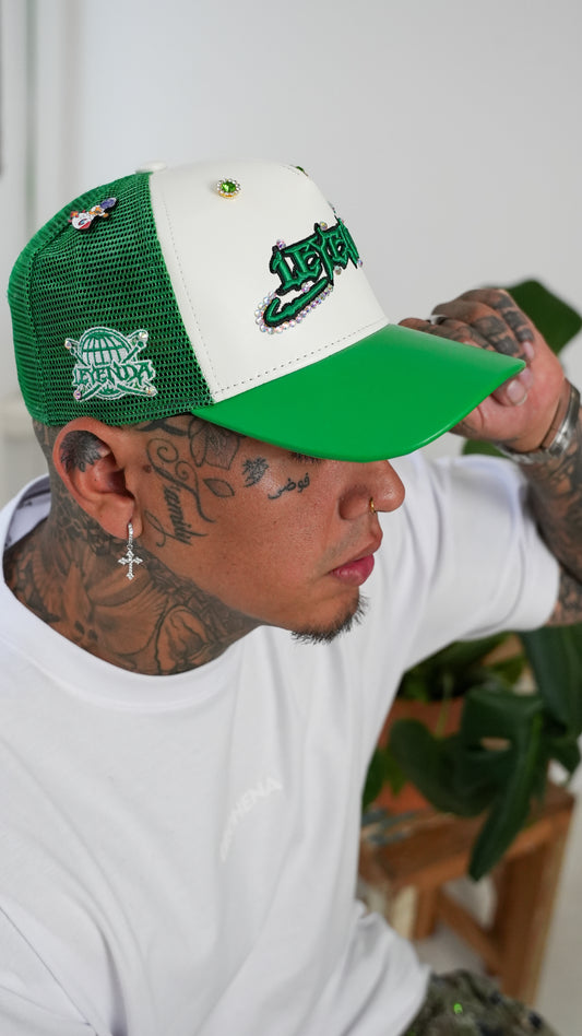 SNAPBACK.3 GREEN WHITE