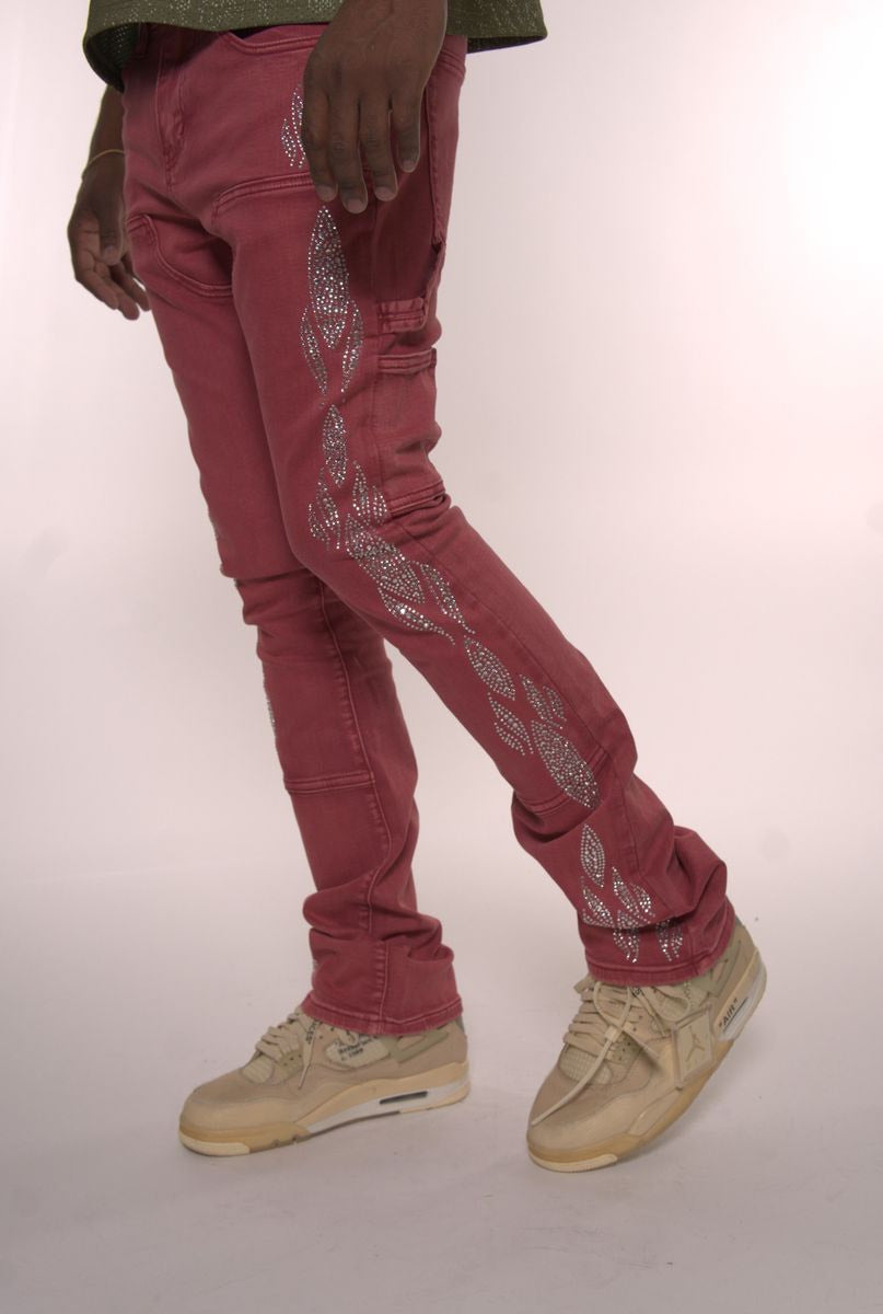 JEAN VICIOUS RED VC654