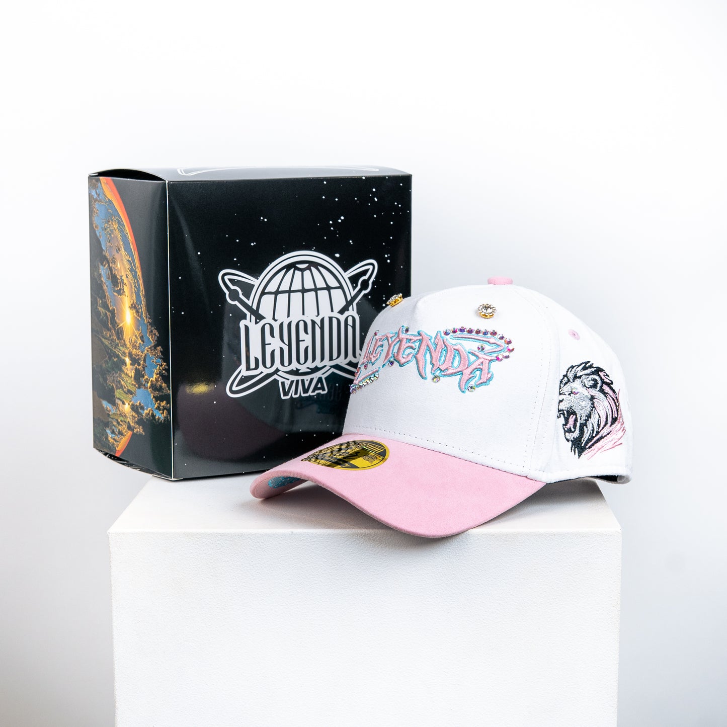 SNAPBACK.4 pink white