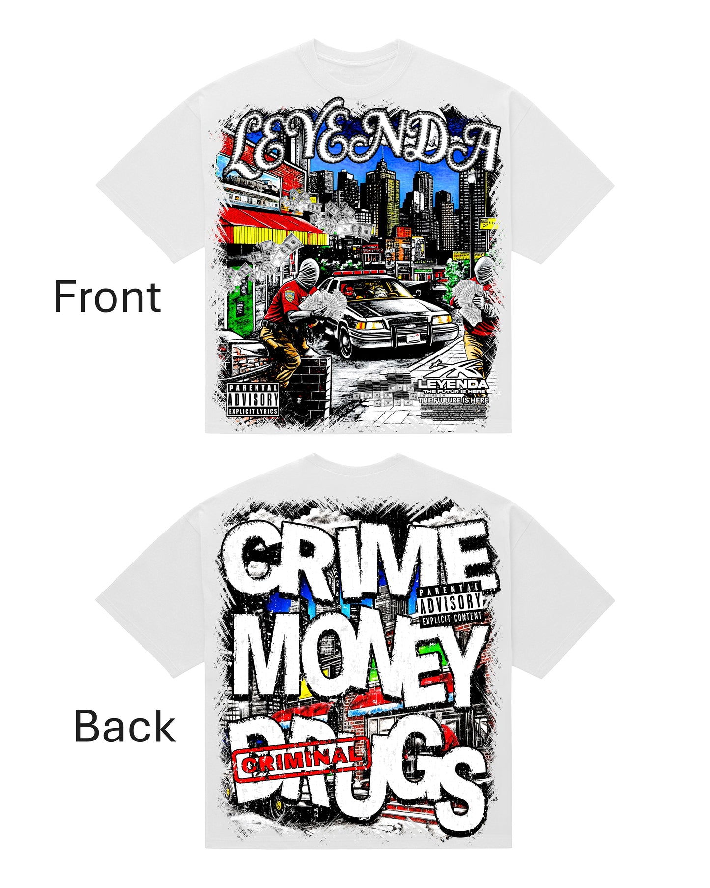White Crime Money Drugs