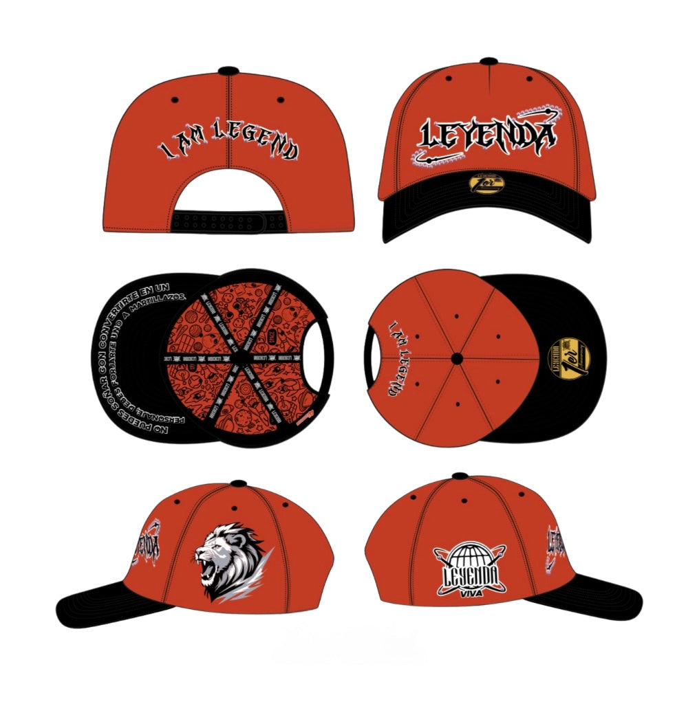SNAPBACK.4 Orange black