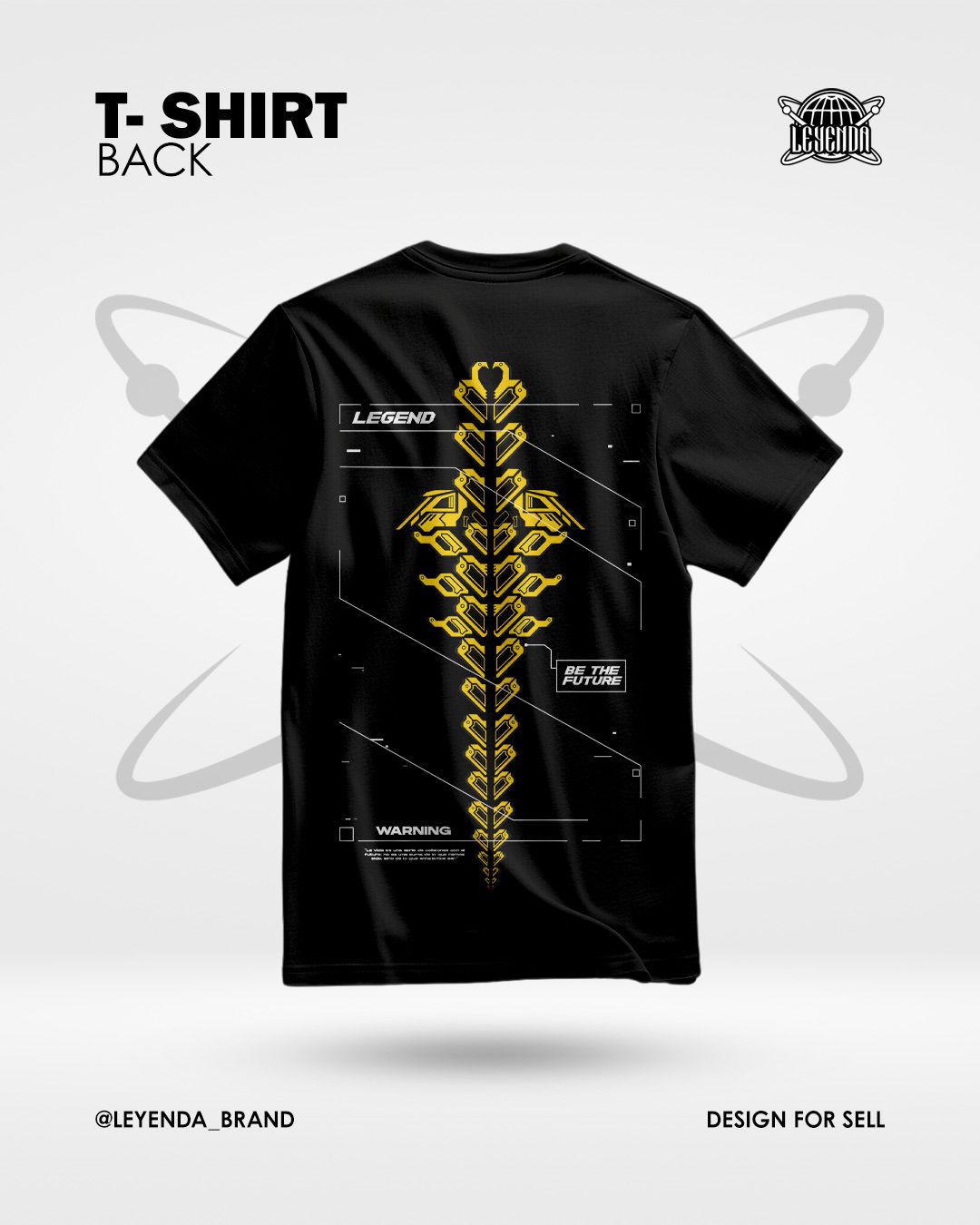Camiseta Leyenda "Future Tech Edición Dorada"