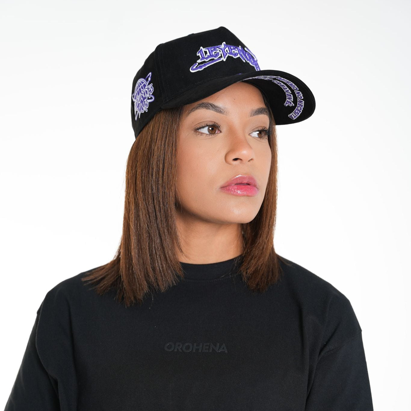 SNAPBACK.2 LEYENDA " black purple"