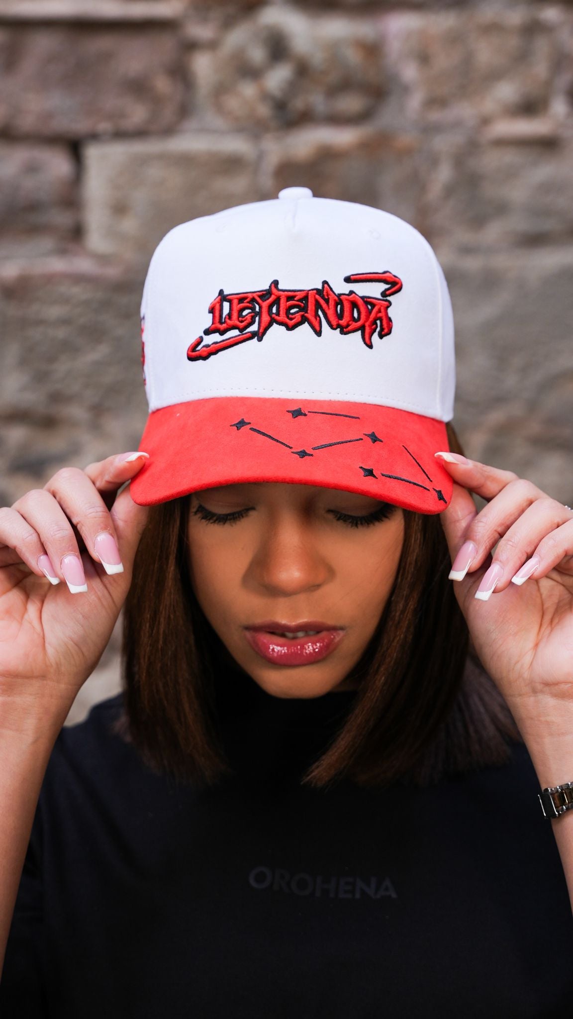 SNAPBACK.2 LEYENDA " RED WHITE"